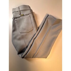 Wrangler USA Made Work Pants Men 32x29.5 Gray Twill Vintage Regular Fit